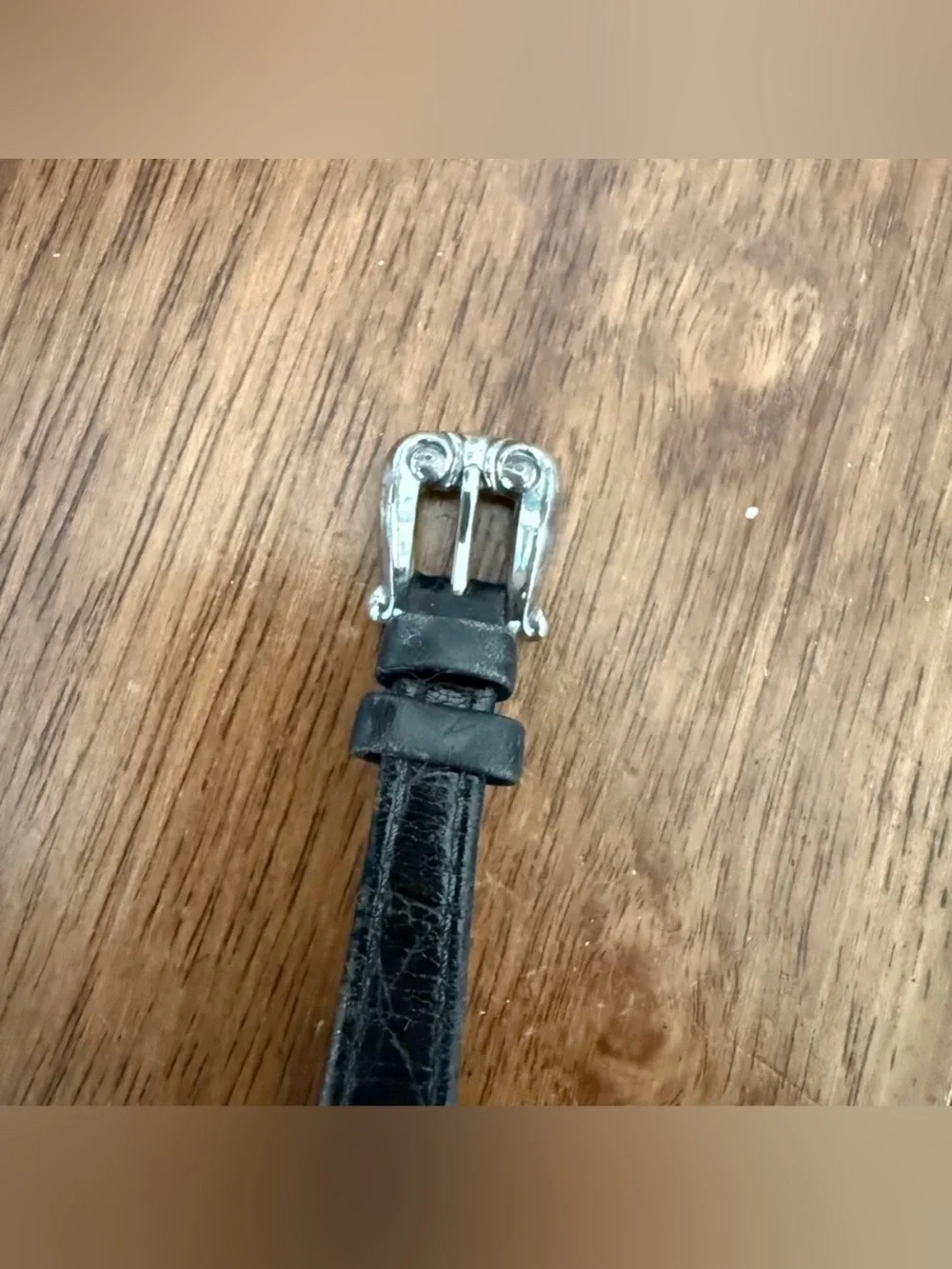 Brighton Santa Monica Watch with Leather Band - needs a new battery and a polish